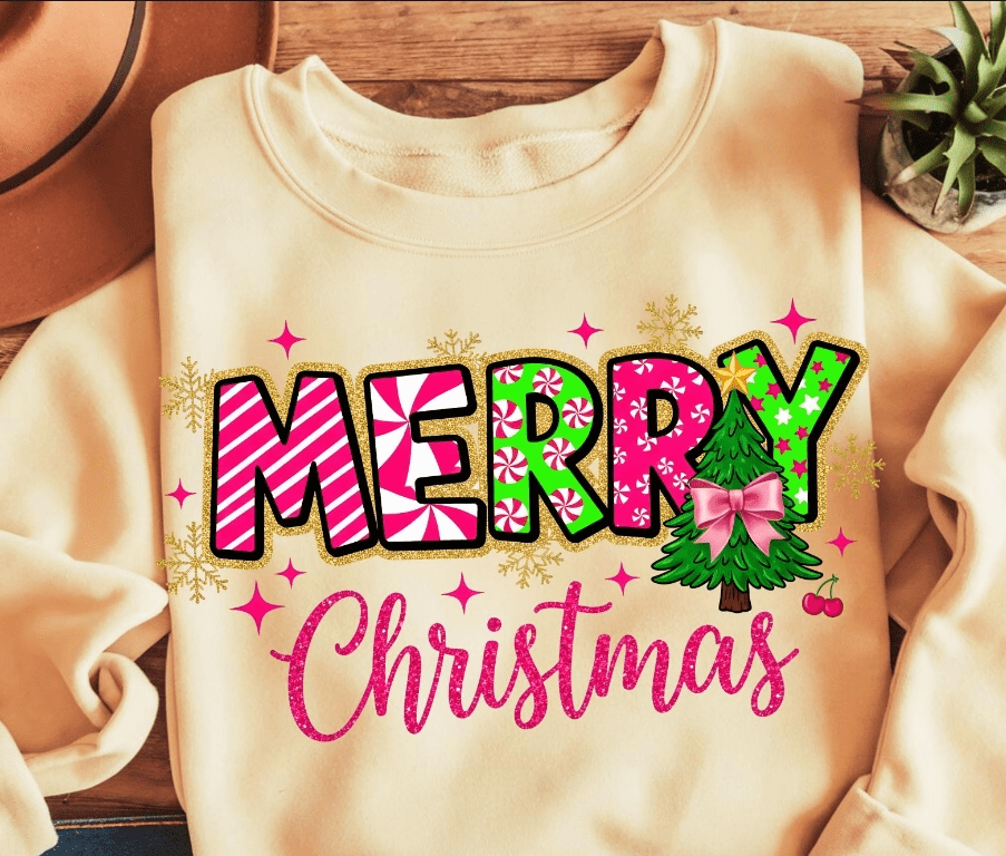 Merry Christmas Graphic Apparel