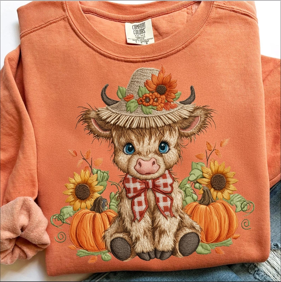 Pumpkin Cow Graphic Apparel