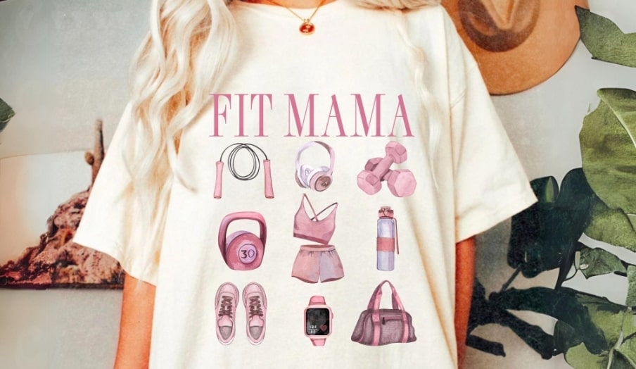 Fit Mama Graphic Apparel