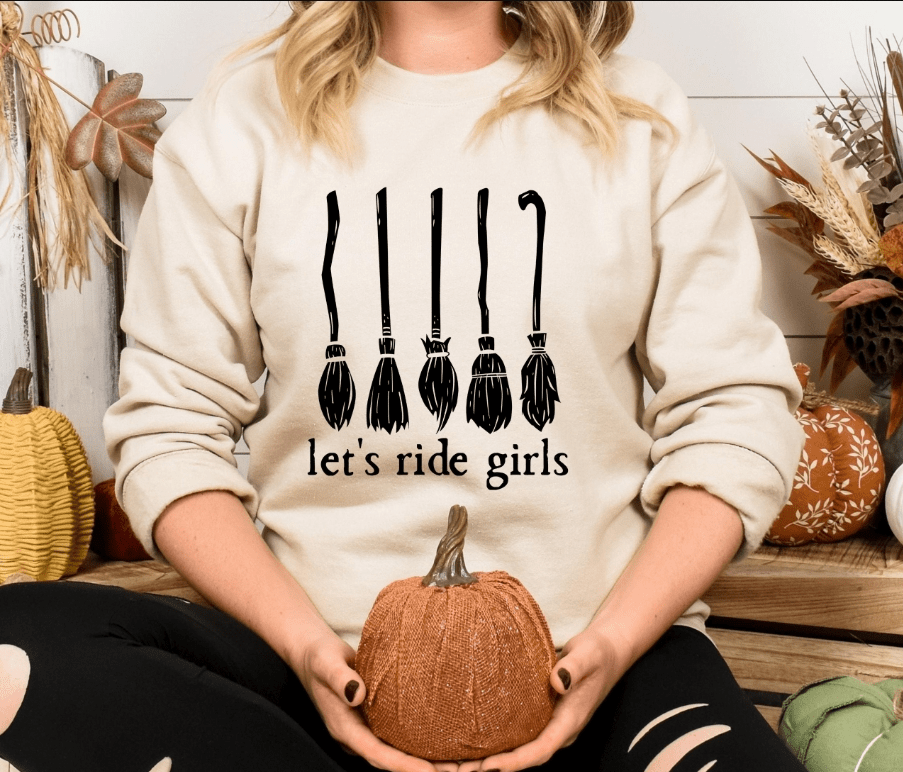 Let's Ride Girl's Graphic Apparel