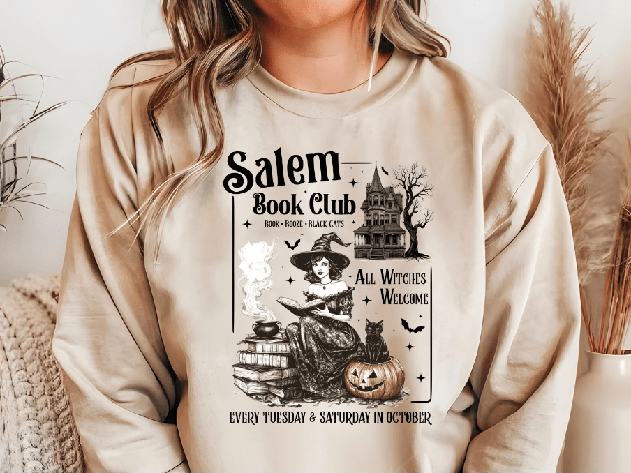 Salem Book Club Graphic Apparel