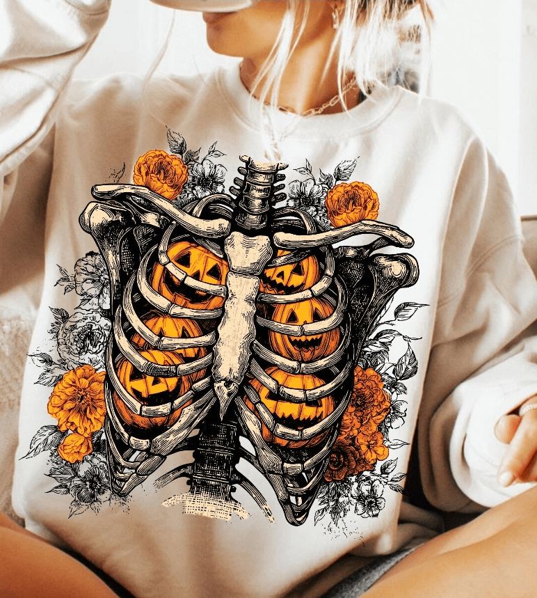 Halloween Lungs Graphic Apparel