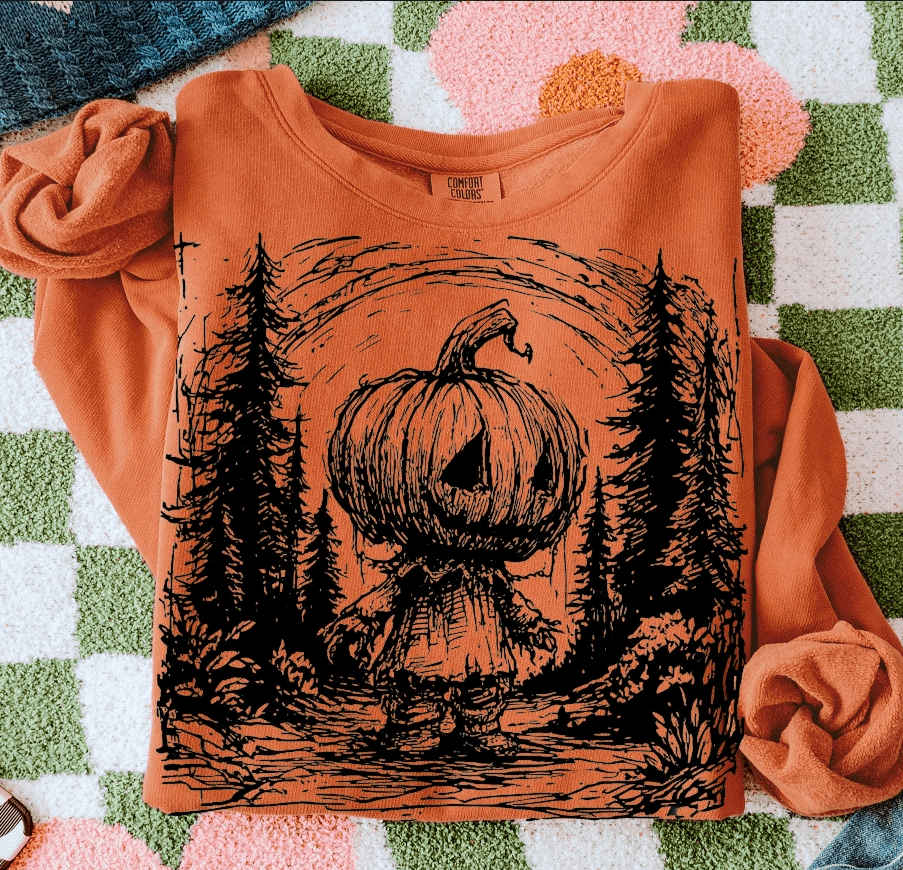 Spooky Pumpkin Life Graphic Apparel