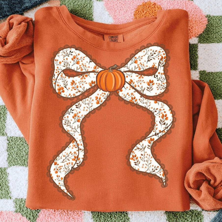 Fall Bow Graphic Apparel
