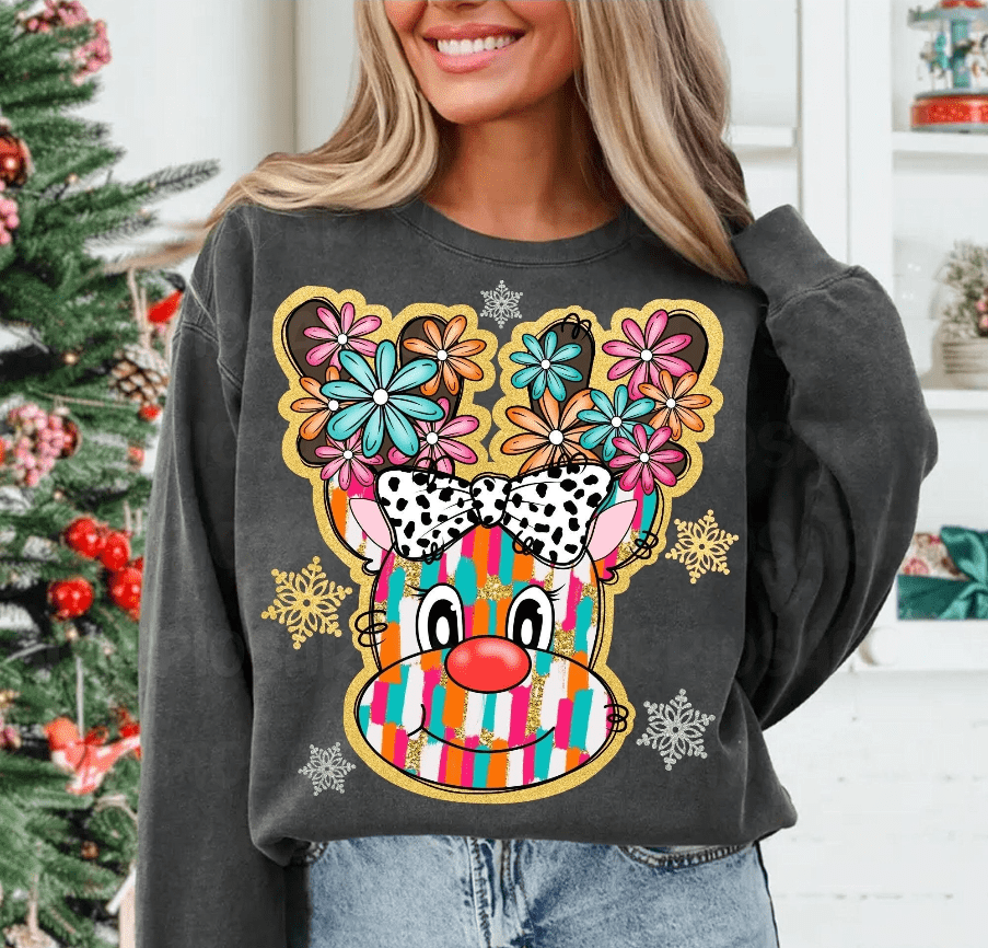 Reindeer Vibes Graphic Apparel