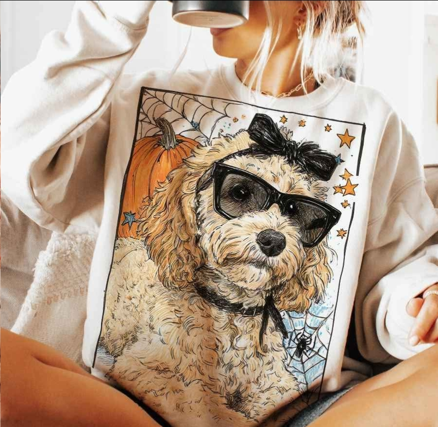 Pumpkin Doodle Graphic Apparel
