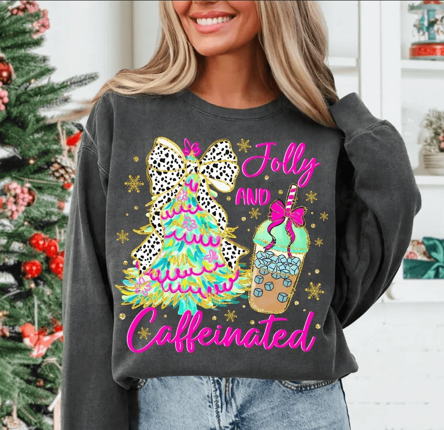 Jolly & Caffeinated Graphic Apparel
