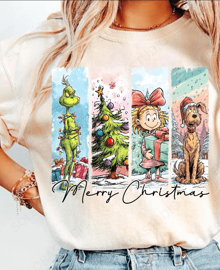 Merry Christmas Grinch Graphic Apparel