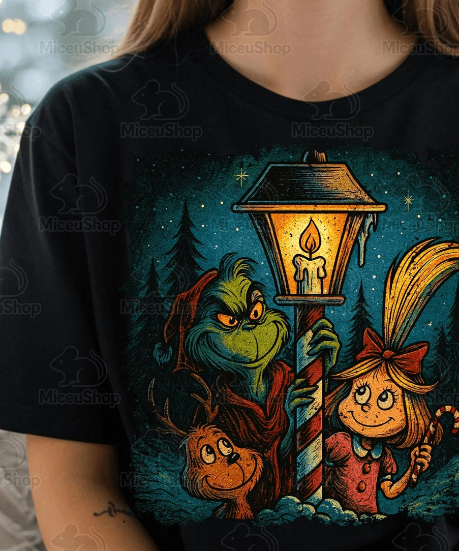 Lantern Grinch Graphic Apparel