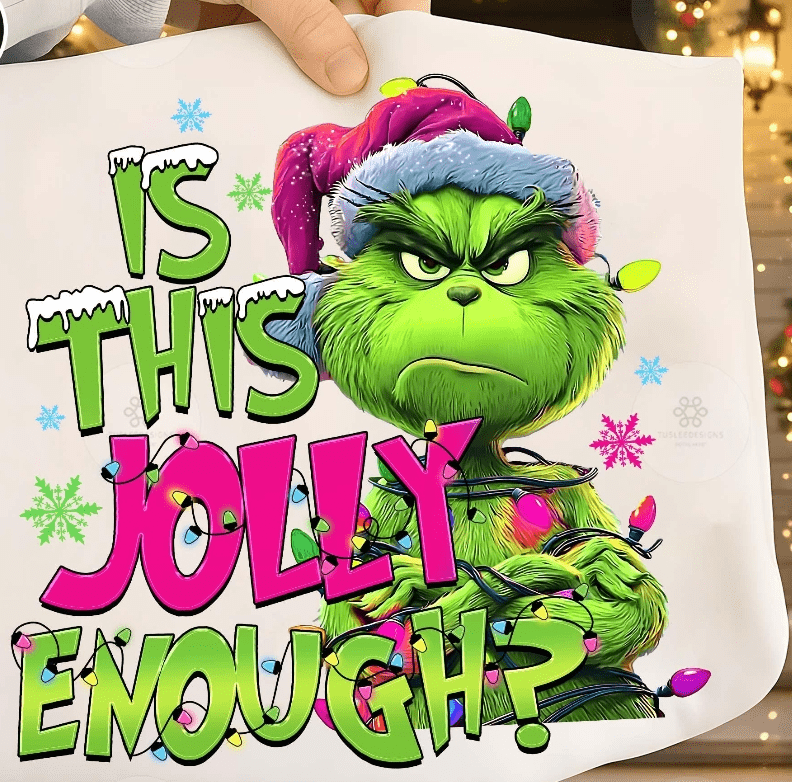 Grinch is This Jolly Enough Graphic Apparel