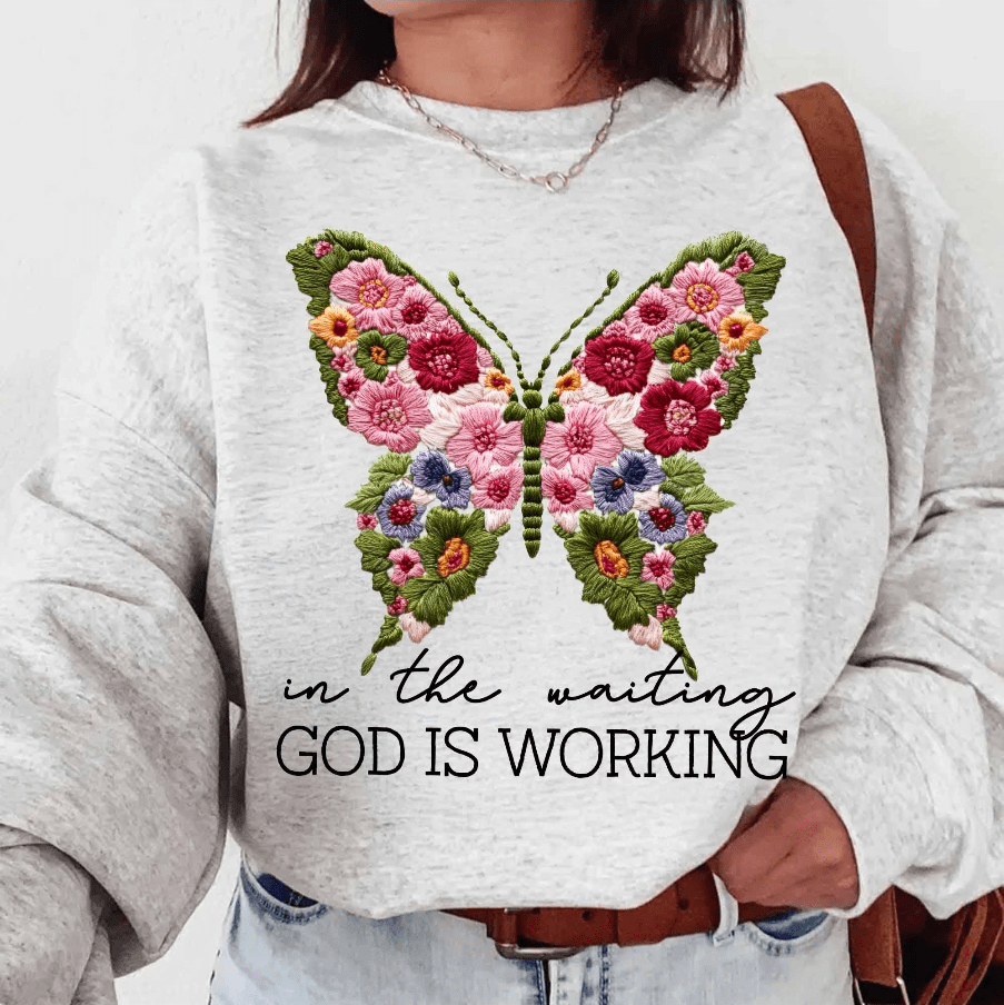 God is Working Graphic Apparel