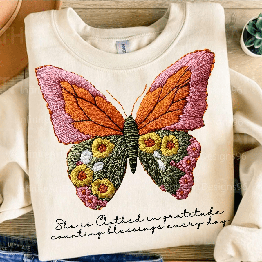 Clothed in Gratitude Graphic Apparel