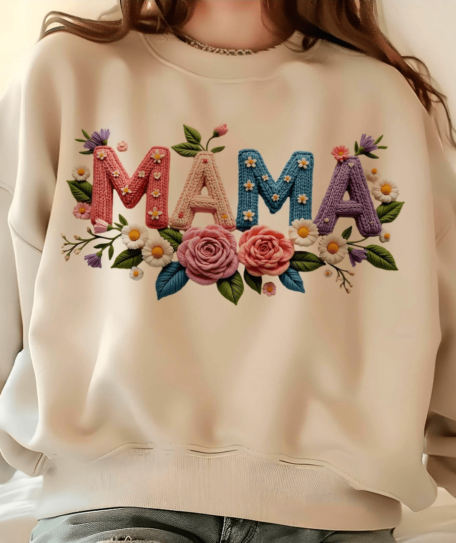 Mama Flowers Graphic Apparel