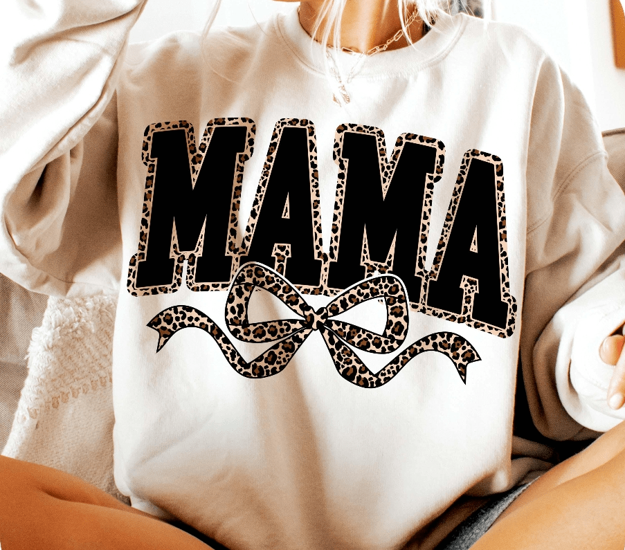 Mama Leopard Graphic Apparel