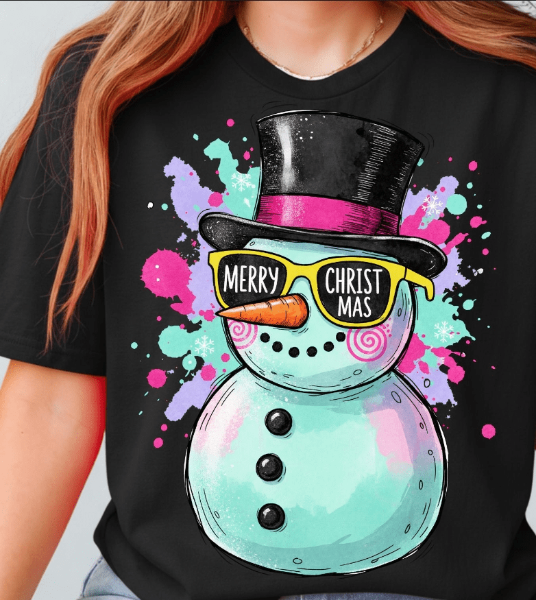 Cool Snowman Graphic Apparel