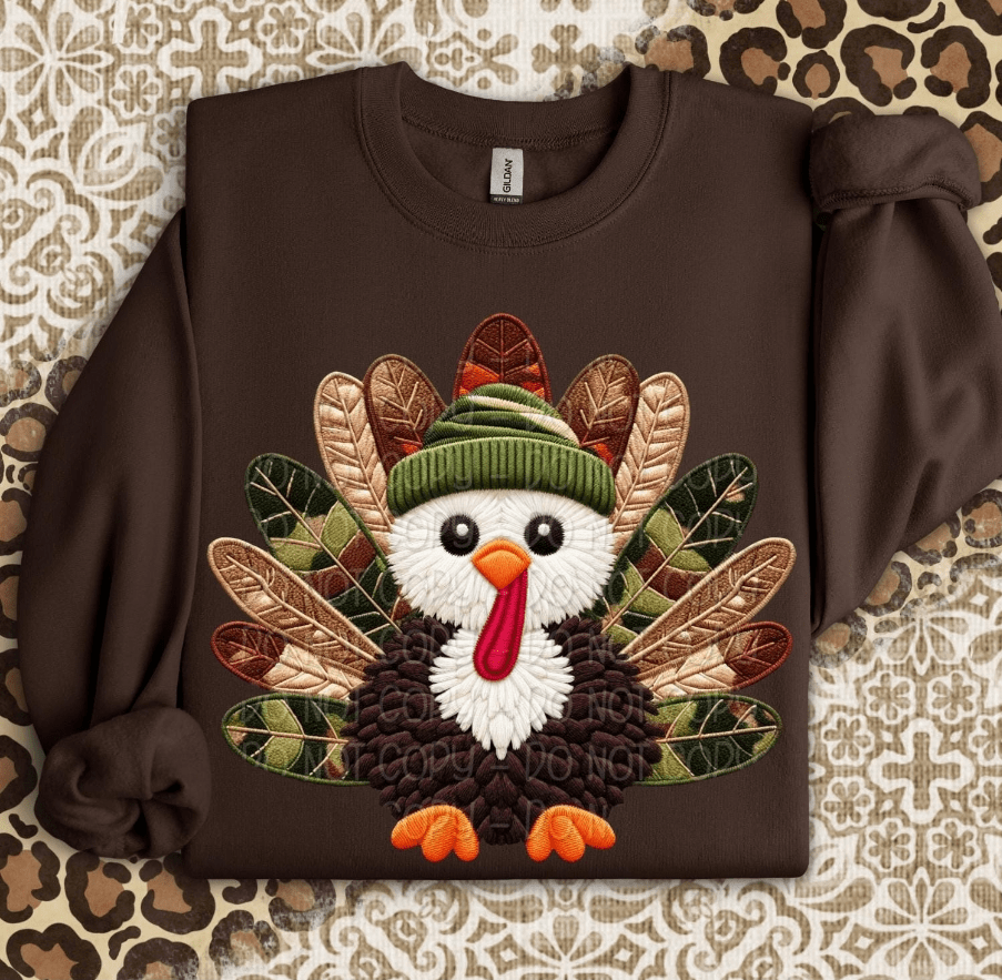 Turkey faux yarn Graphic Apparel