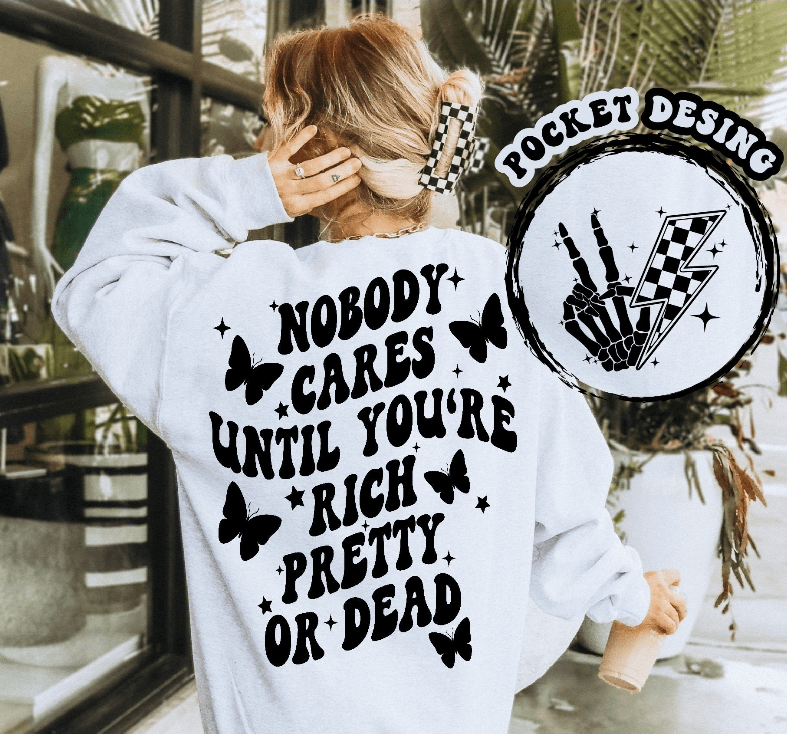 Nobody Cares Graphic Apparel