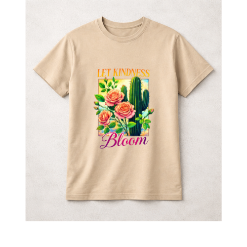 Let Kindness Bloom Graphic Apparel