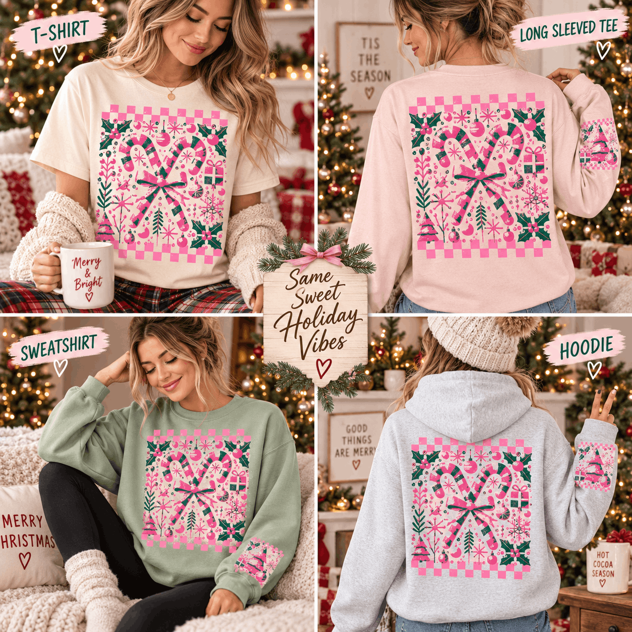 Candy Cane Lane Graphic Apparel