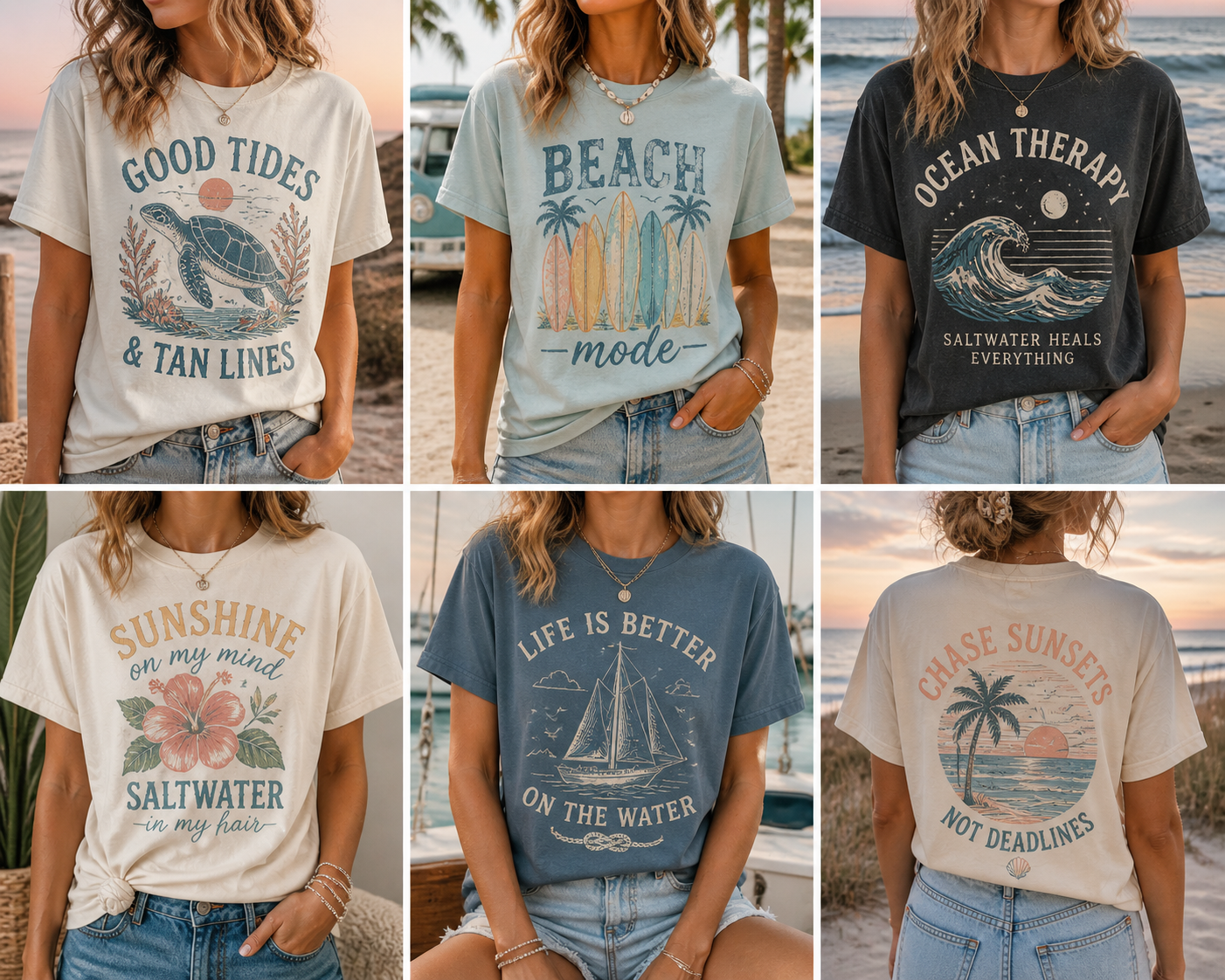 Ocean Therapy Graphic Apparel