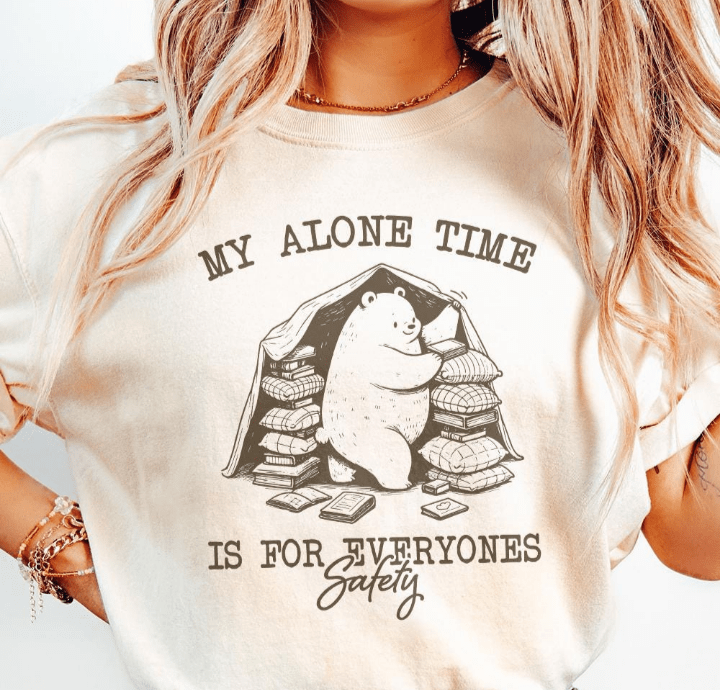 Alone Time Graphic Apparel