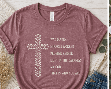 Way Maker Graphic Apparel