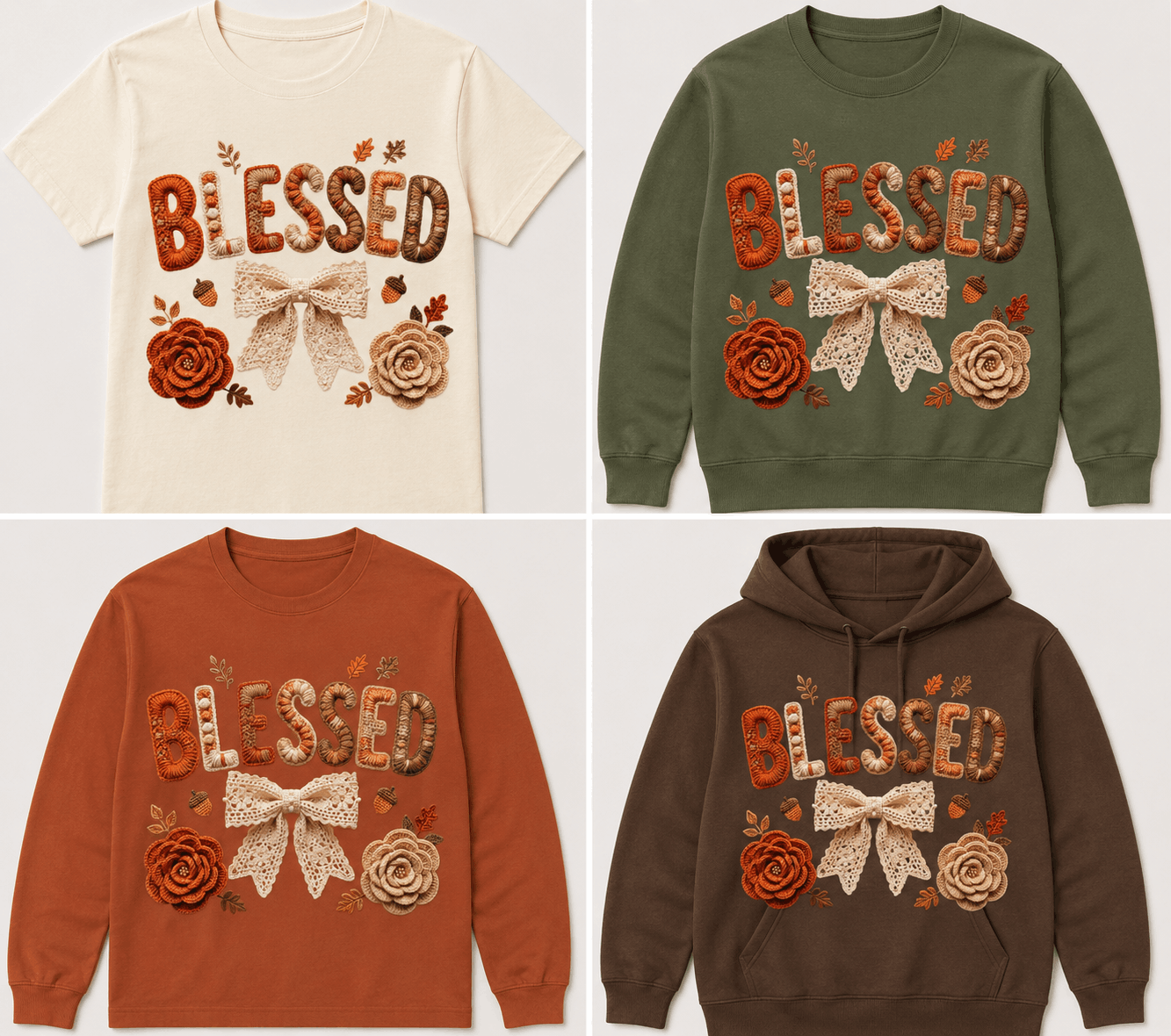 Blessed For Fall Graphic Apparel
