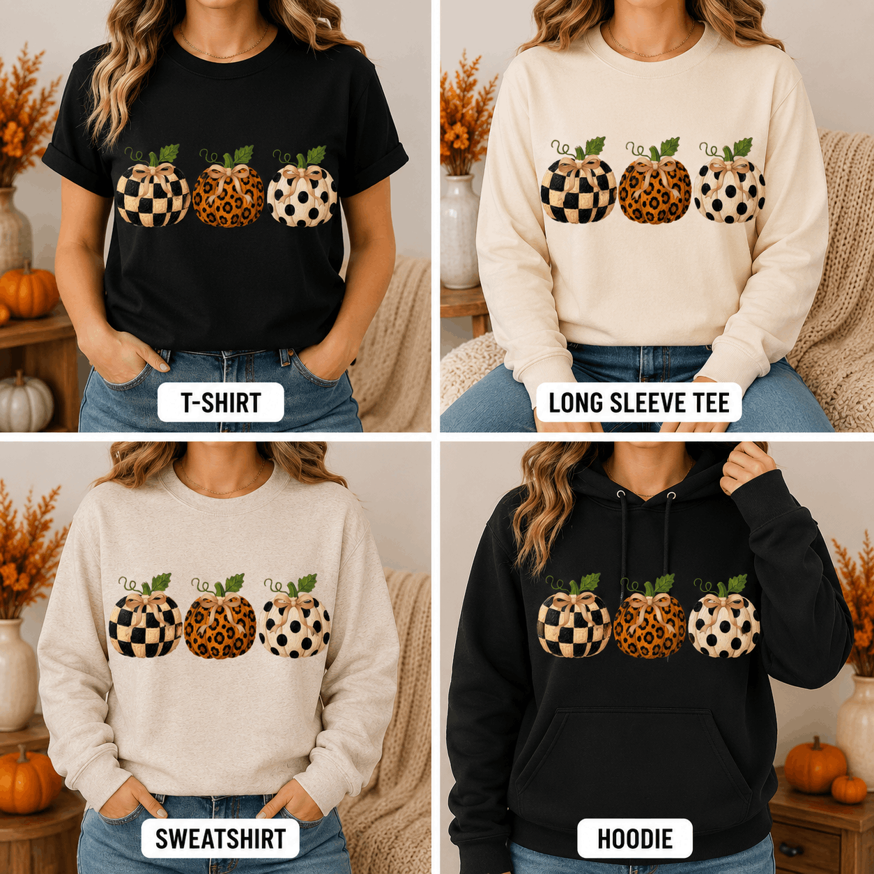Trendy Pumpkin Graphic Apparel
