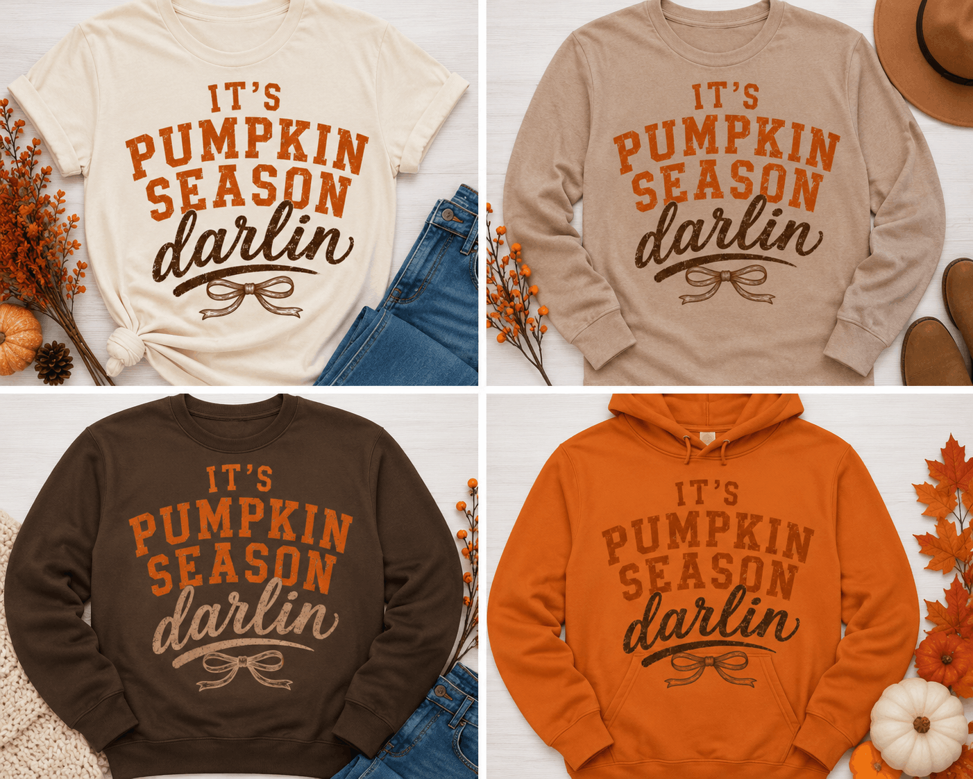 Pumpkin Season Darlin Graphic Apparel