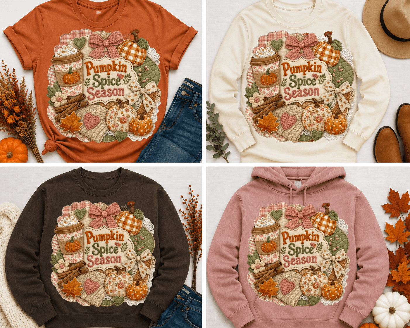 Pumpkin Spice Season Graphic Apparel