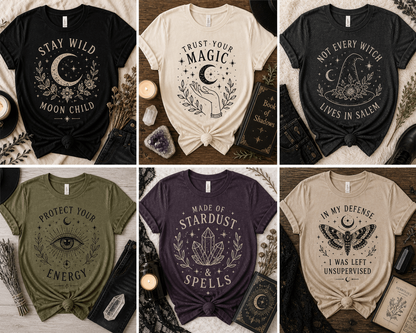 Moon Child Graphic Apparel