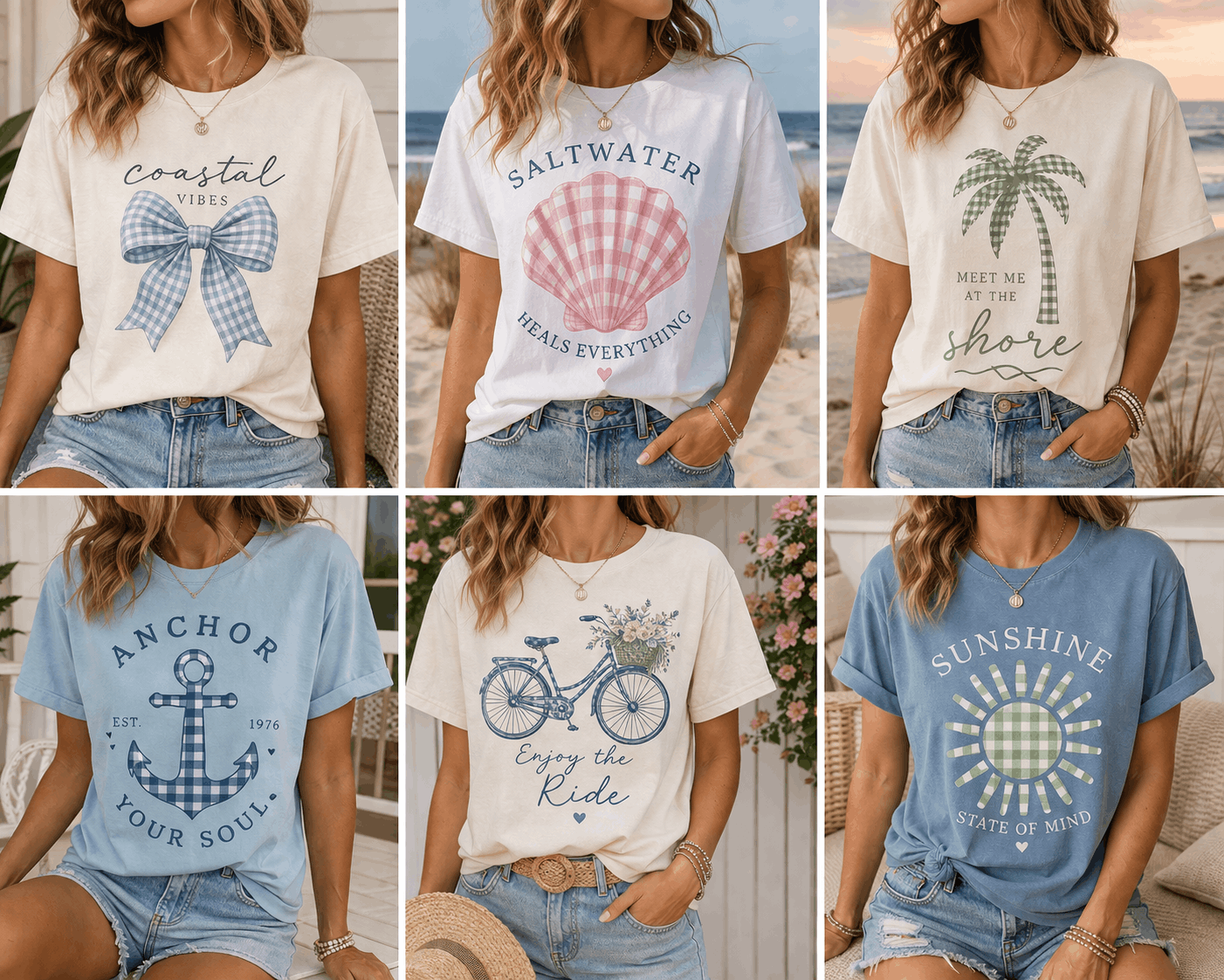 Bow Coastal Vibes Graphic Apparel