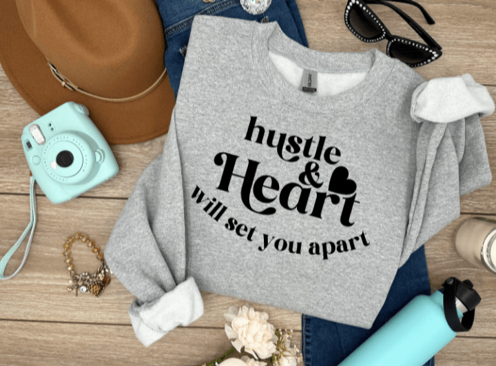 Hustle & Heart Graphic Apparel