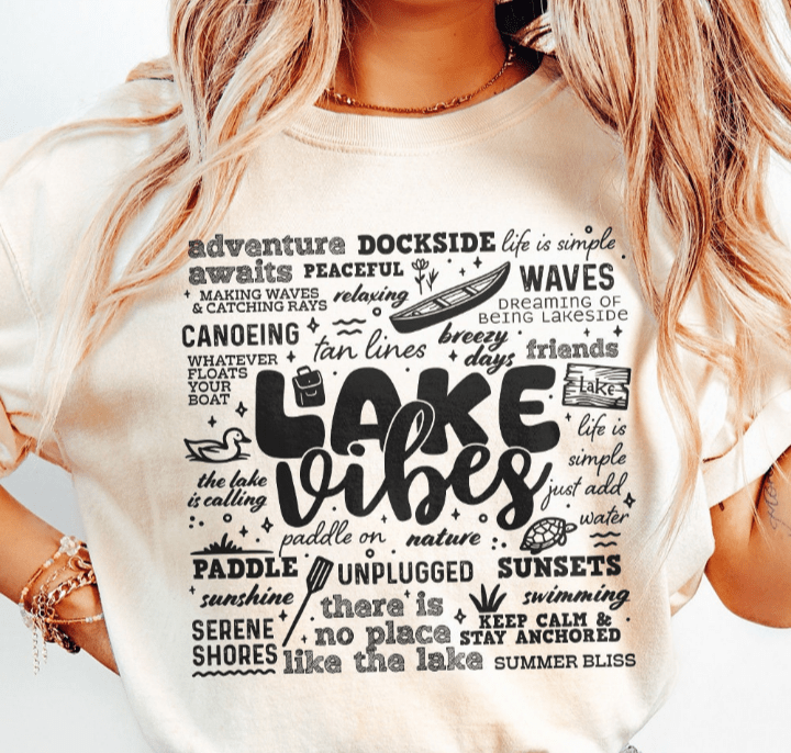 Lake Vibes Graphic Apparel