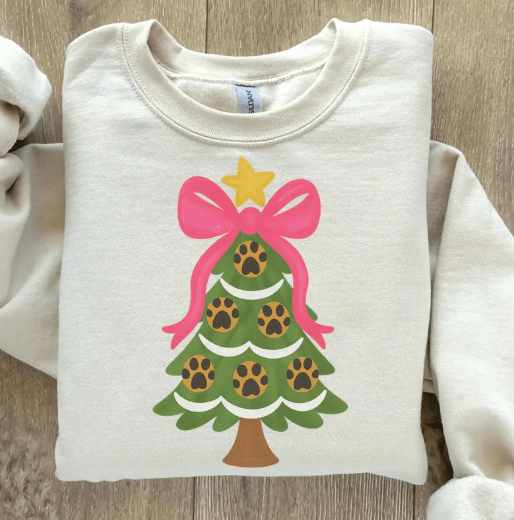 Christmas Paws Graphic Apparel