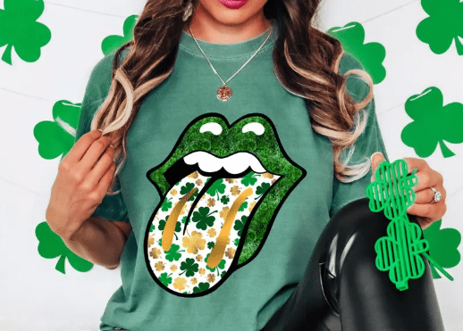 Lucky Kiss Vibes Graphic Apparel