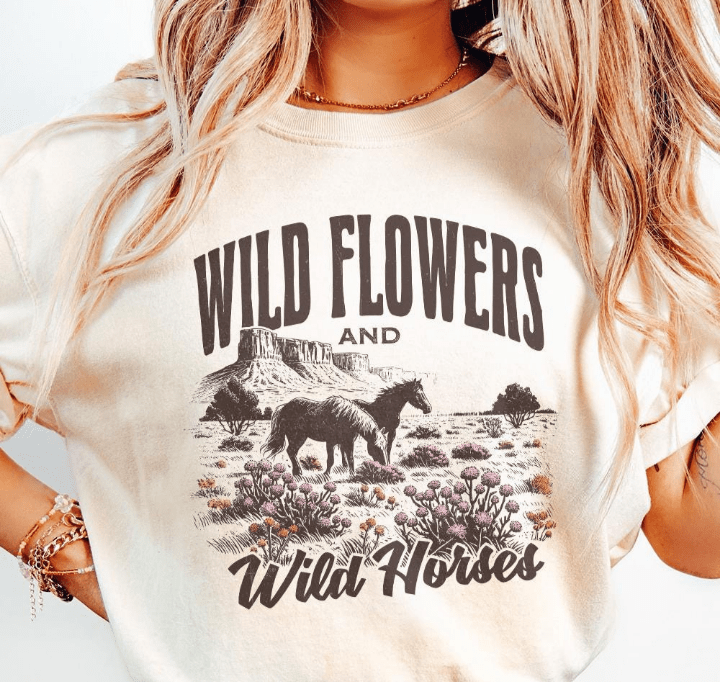 Wild Horses Graphic Apparel