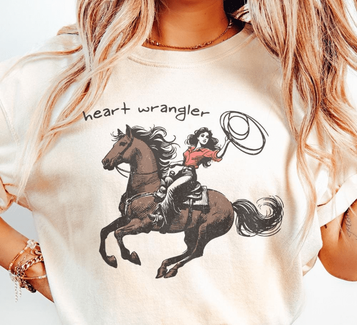 Heart Wrangler Graphic Apparel