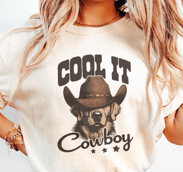 Cool It Cowboy Graphic Apparel
