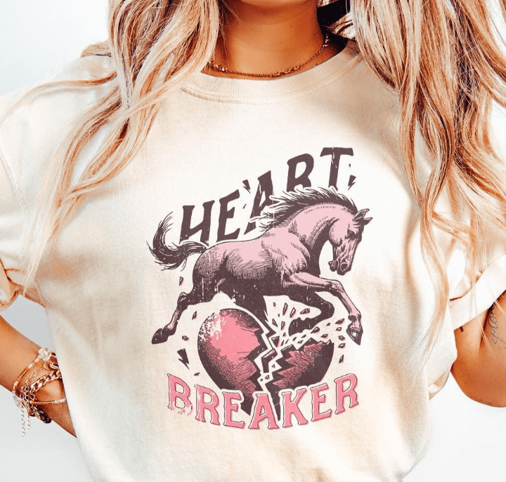 Horse Heart Breaker Graphic Apparel