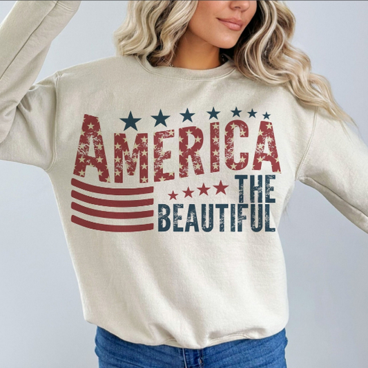 America The Beautiful Graphic Apparel