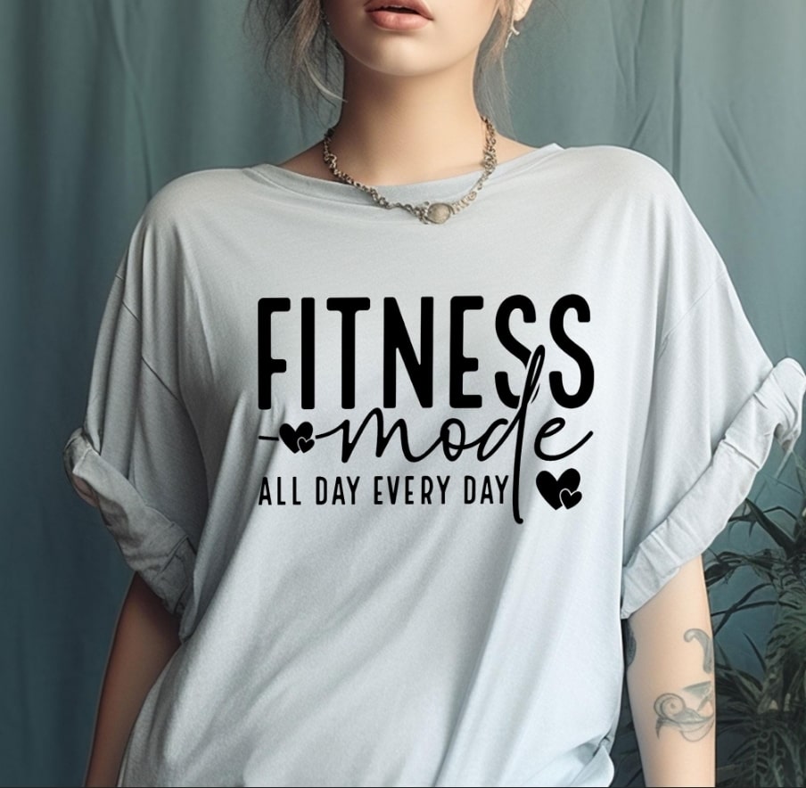 Fitness Mode Graphic Apparel