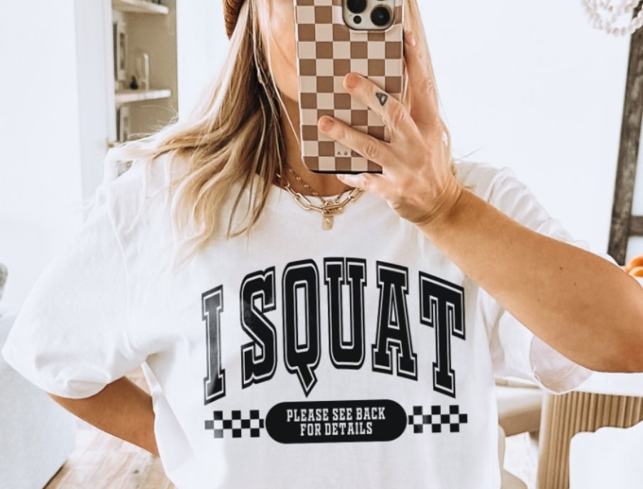 I squat Graphic Apparel