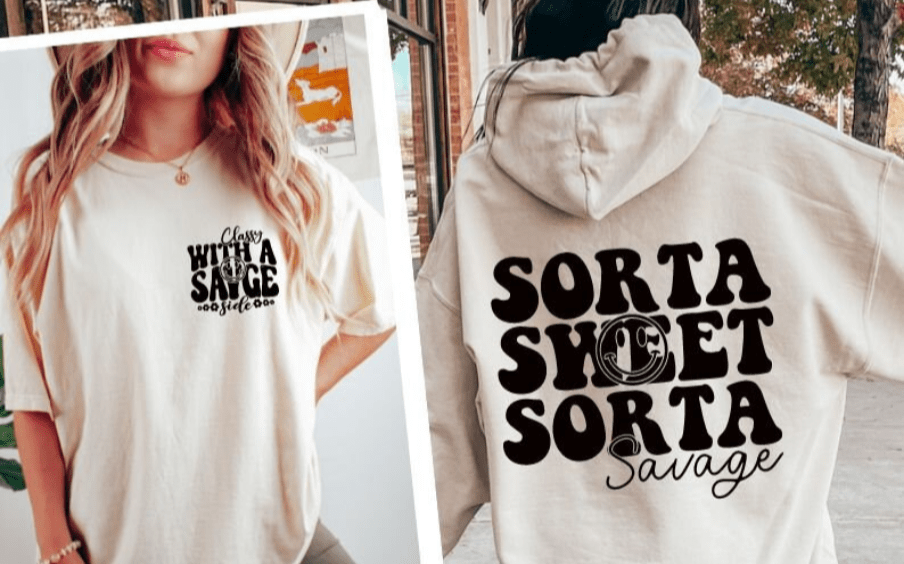 Sorta Sweet Sorta Savage Graphic Apparel
