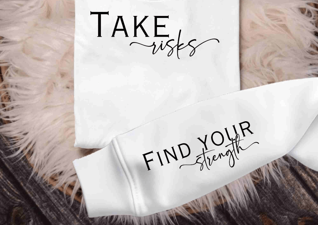 Take Risks Graphic Apparel