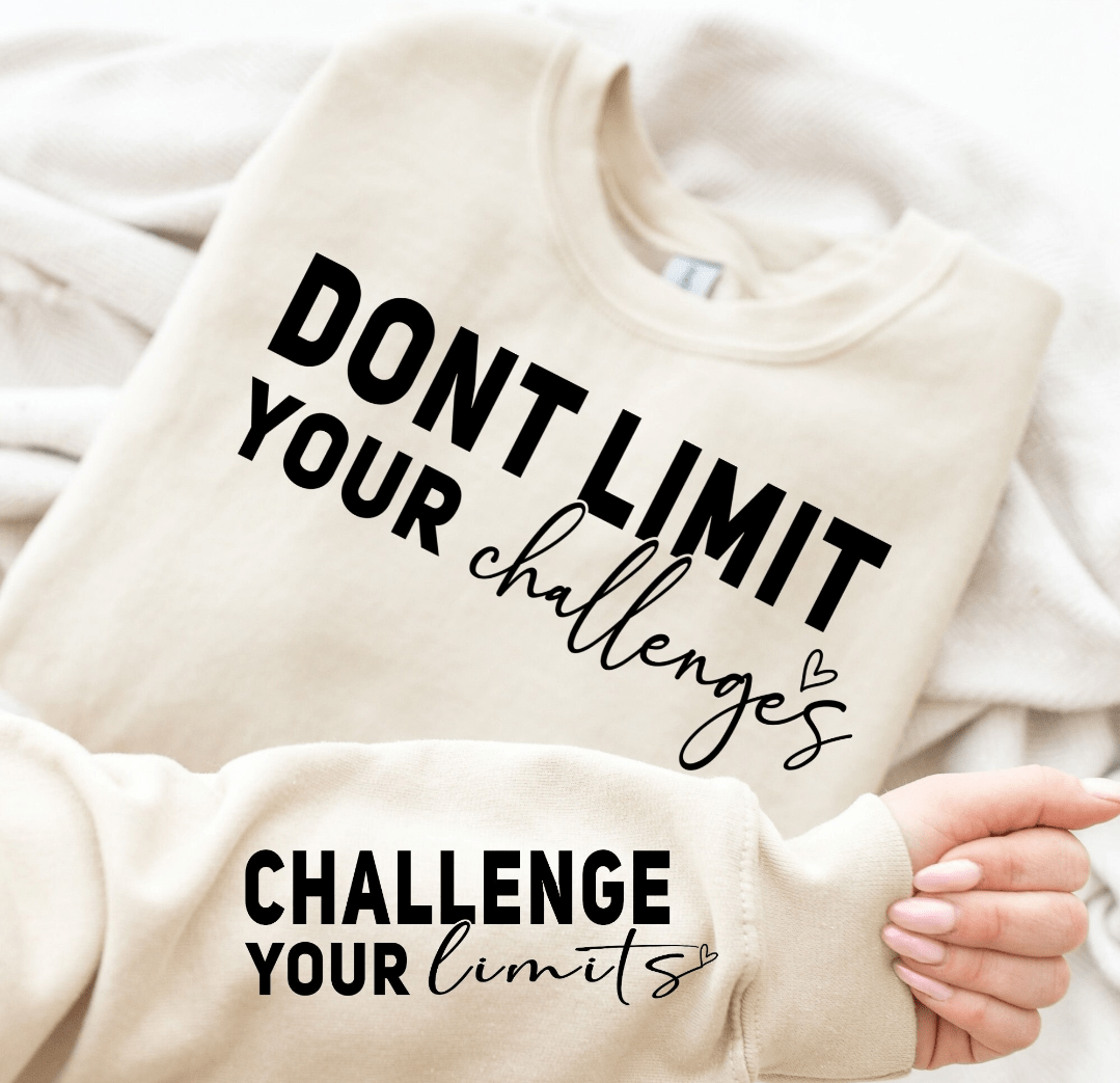 Don't Limit Your Challenges Graphic Apparel
