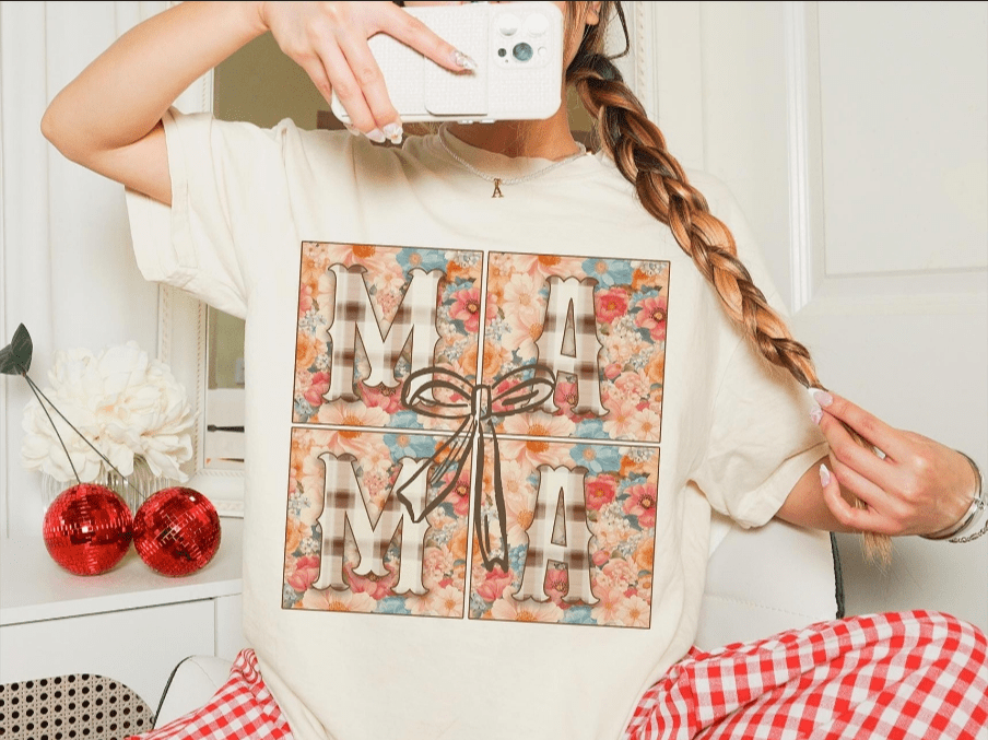Mama Blocked Graphic Apparel