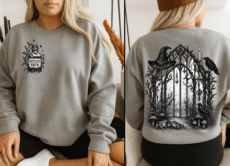 Witches Brew Crewneck Graphic Apparel