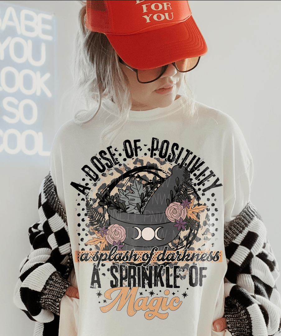 Dose of Positivity Crewneck Graphic Apparel