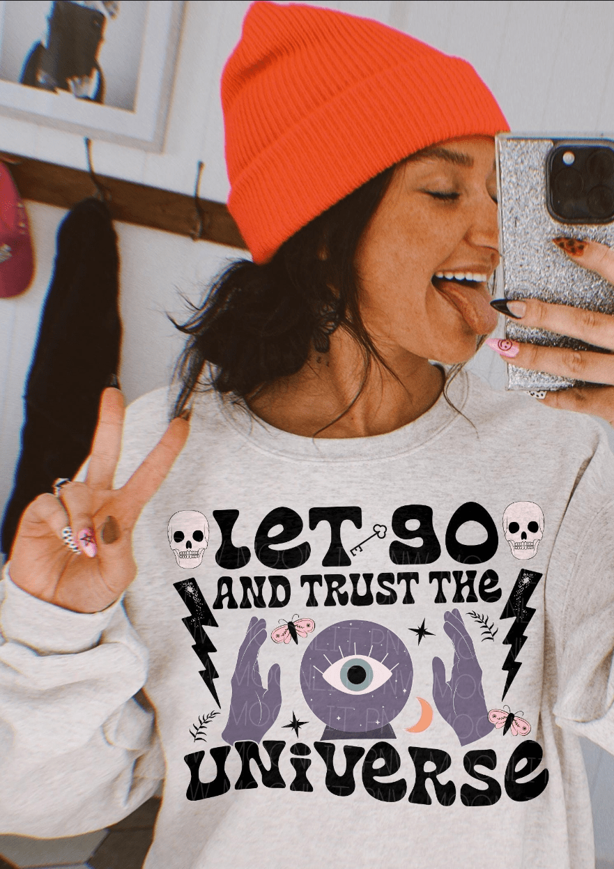 Let Go Crewneck Graphic Apparel
